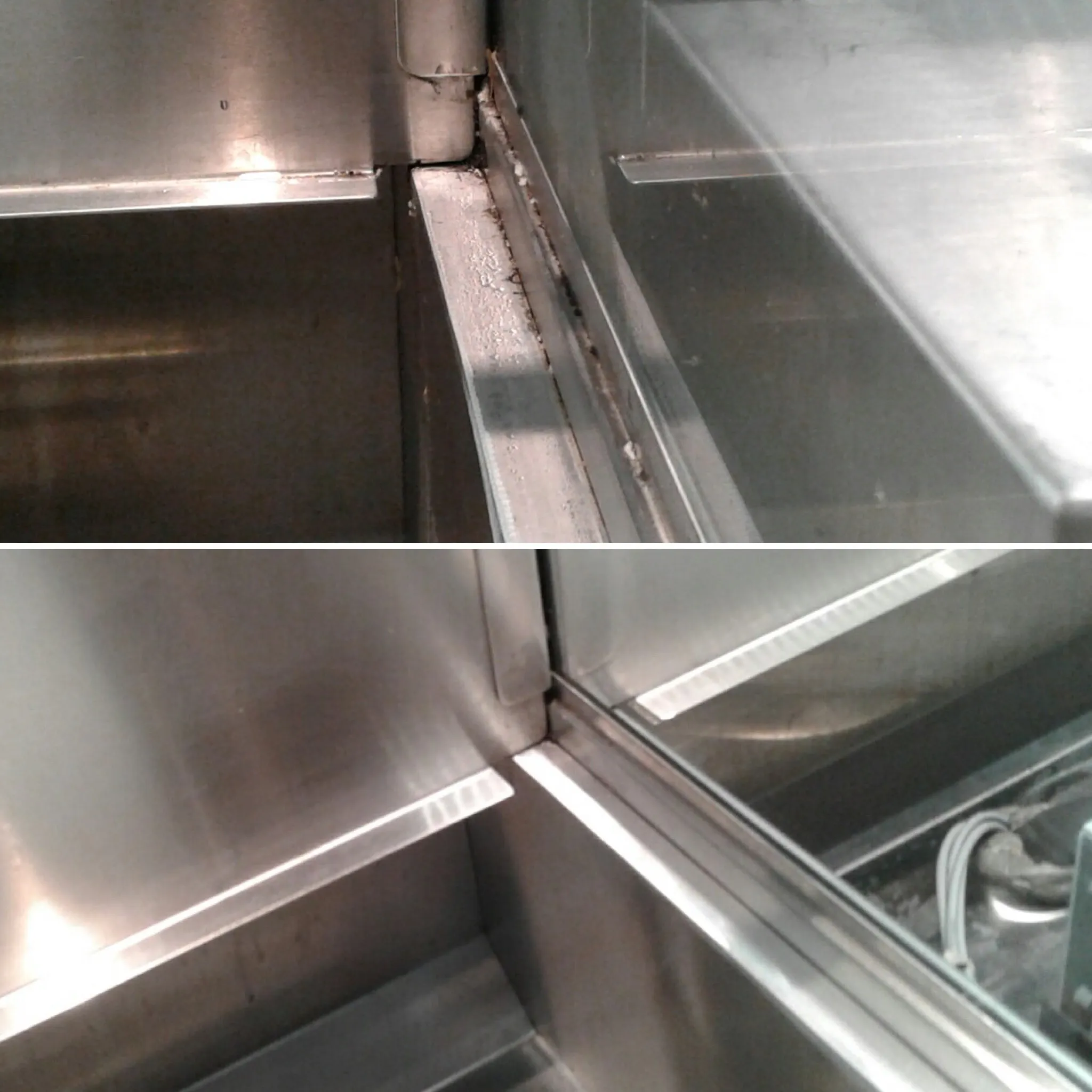 Trockeneisreinigung in einer Lebensmittelproduktion